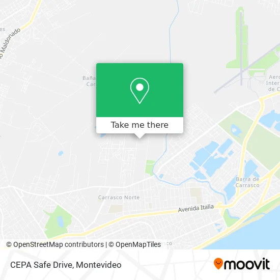 CEPA Safe Drive map