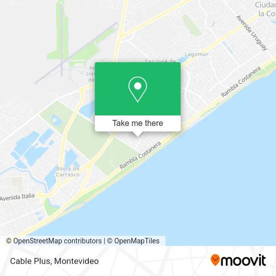 Cable Plus map