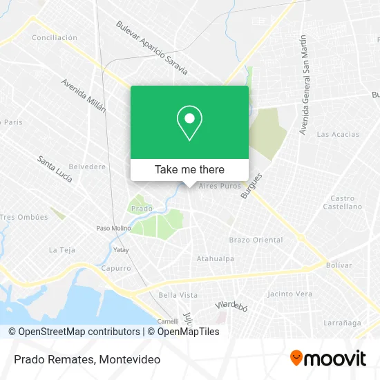 Prado Remates map