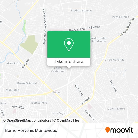 Barrio Porvenir map