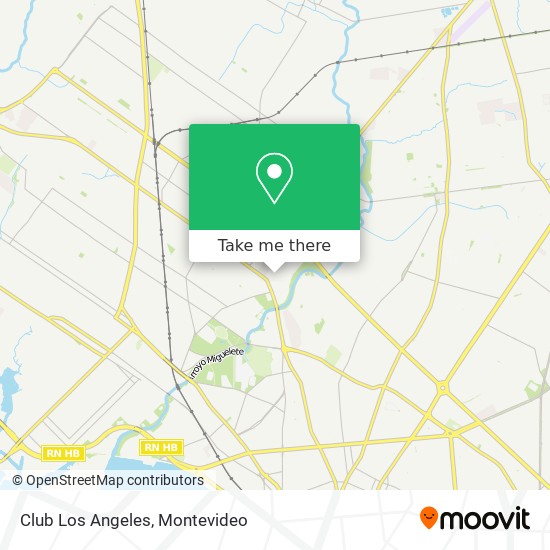 Club Los Angeles map