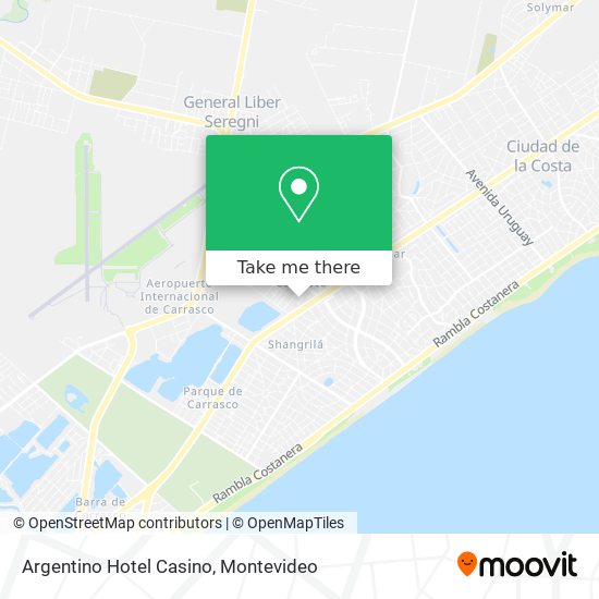 Argentino Hotel Casino map