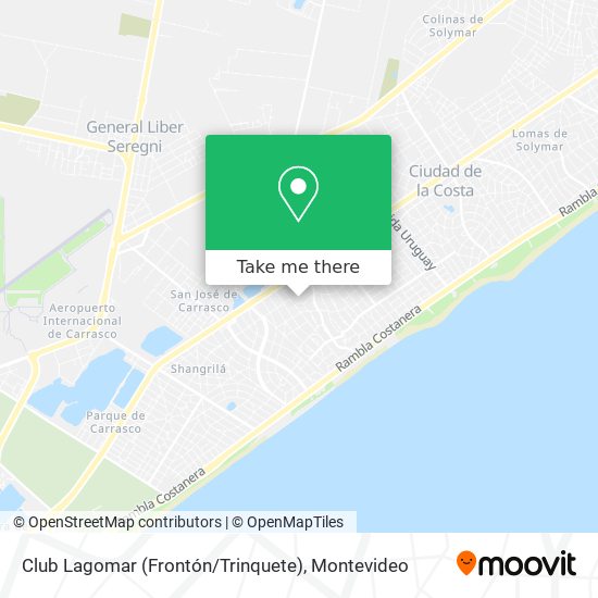 Club Lagomar (Frontón / Trinquete) map