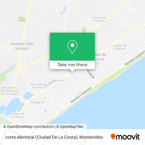 corte electoral (Ciudad De La Costa) map