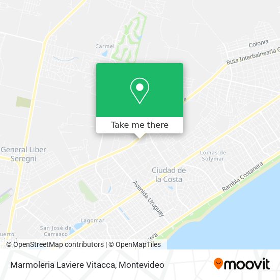 Marmoleria Laviere Vitacca map