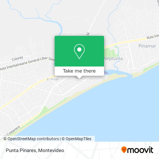 Punta Pinares map