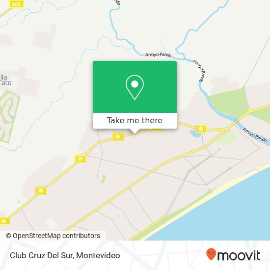 Club Cruz Del Sur map