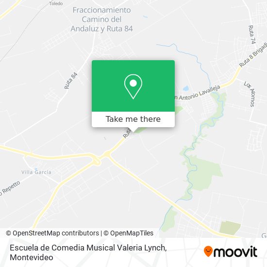 Escuela de Comedia Musical Valeria Lynch map