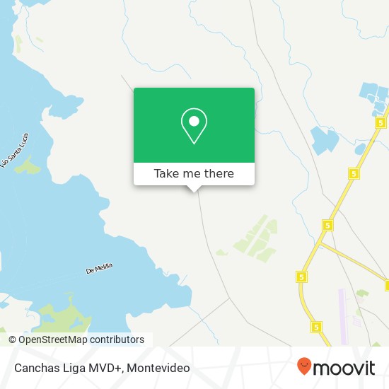 Canchas Liga MVD+ map