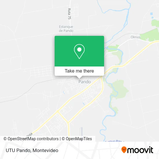 Mapa de UTU Pando