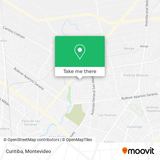 Curitiba map