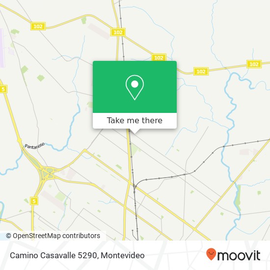Camino Casavalle 5290 map