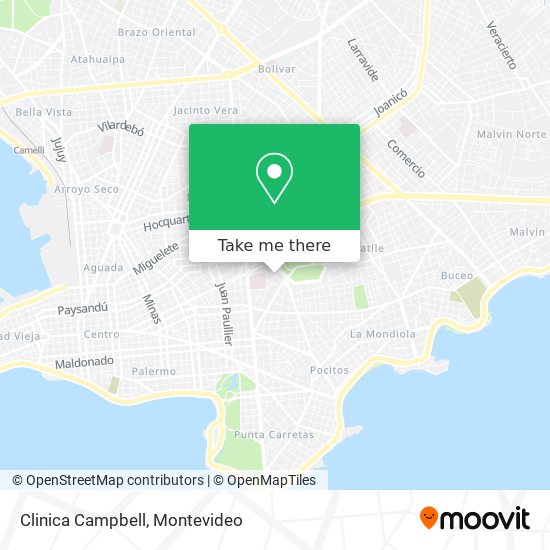 Mapa de Clinica Campbell