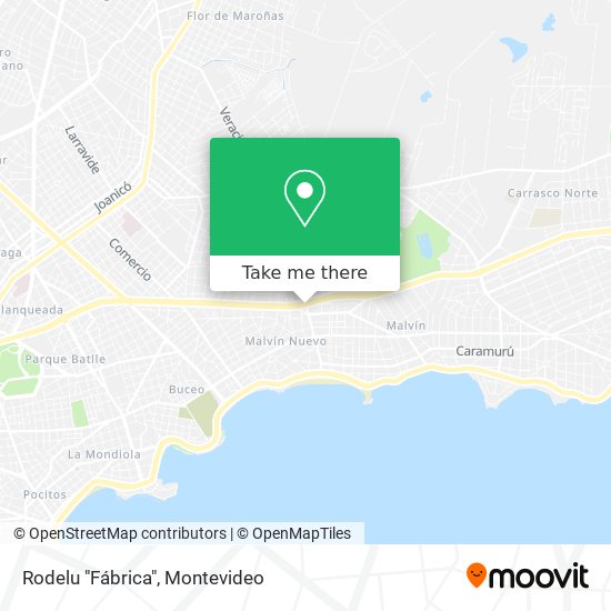 Rodelu "Fábrica" map