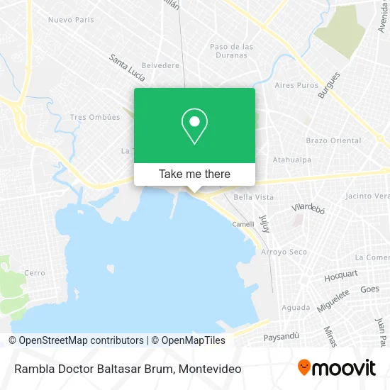 Mapa de Rambla Doctor Baltasar Brum