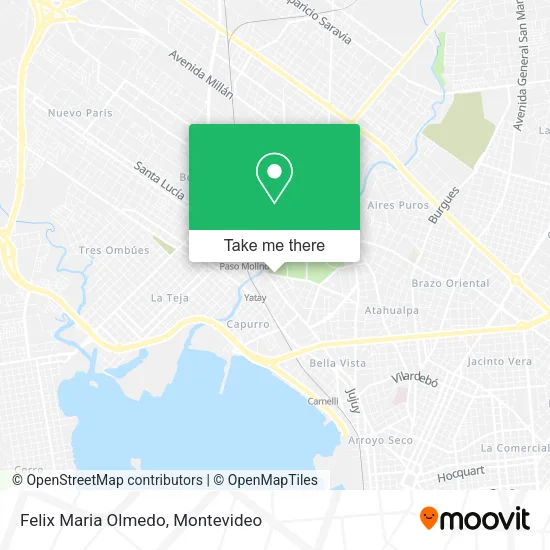 Mapa de Felix Maria Olmedo
