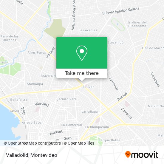 Mapa de Valladolid