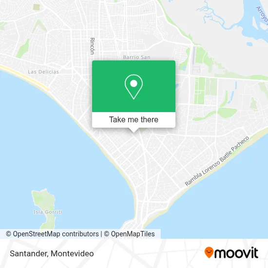 Santander map