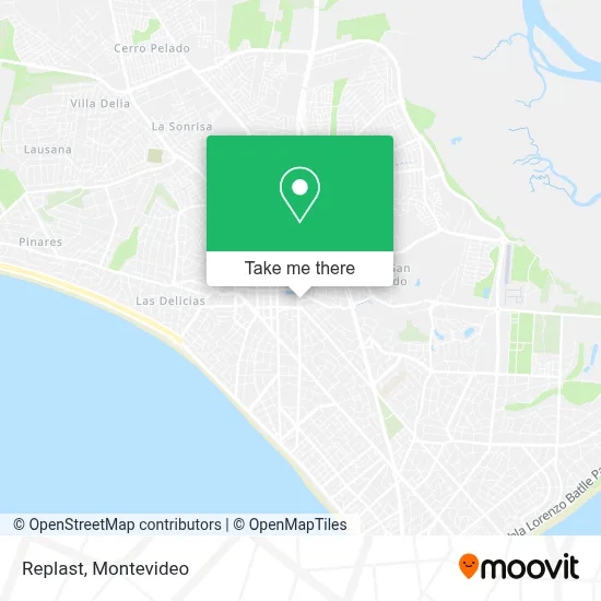 Replast map