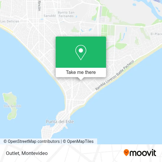 Outlet map