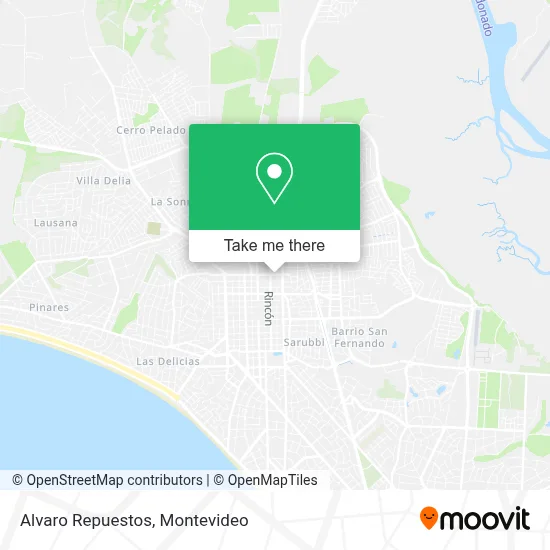 Alvaro Repuestos map