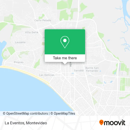 La Eventos map