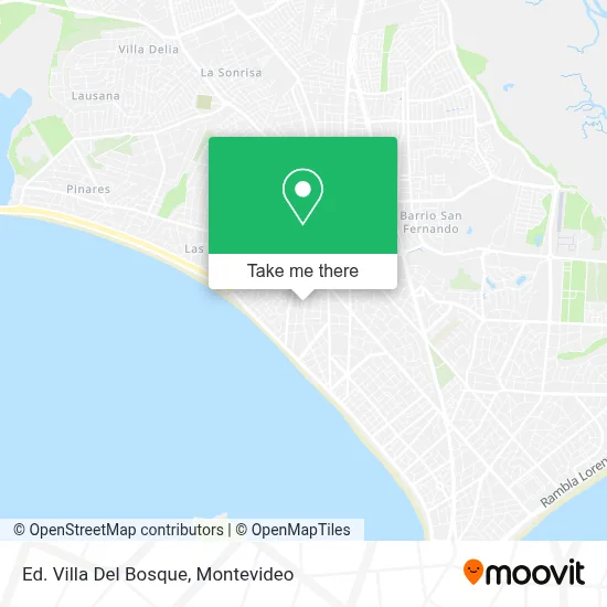 Ed. Villa Del Bosque map