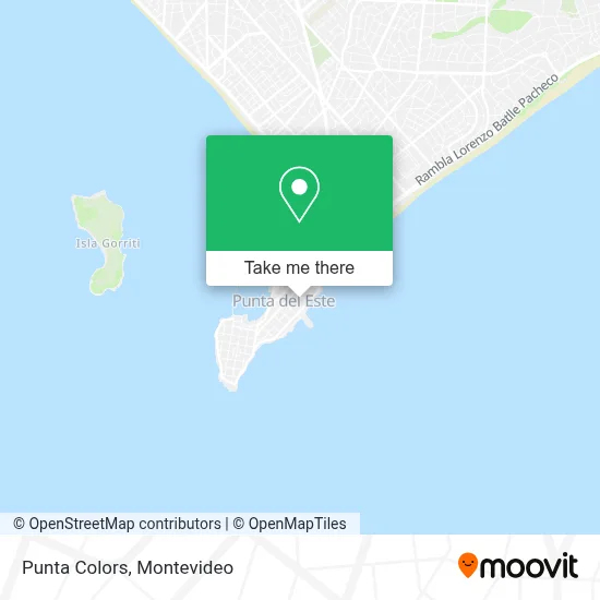 Punta Colors map