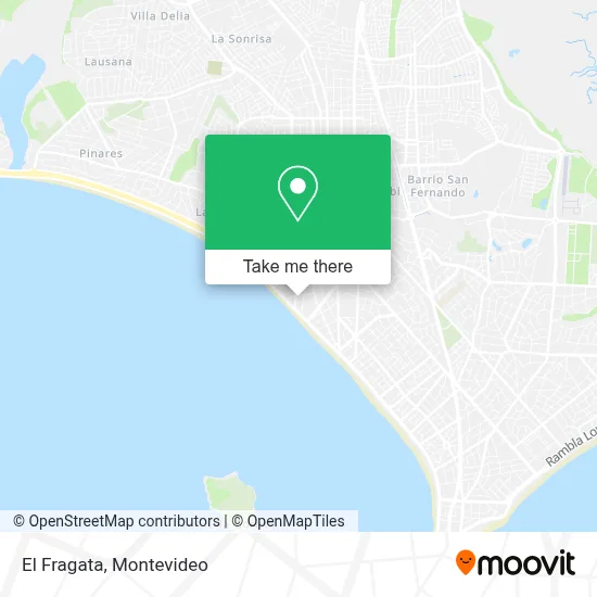 El Fragata map