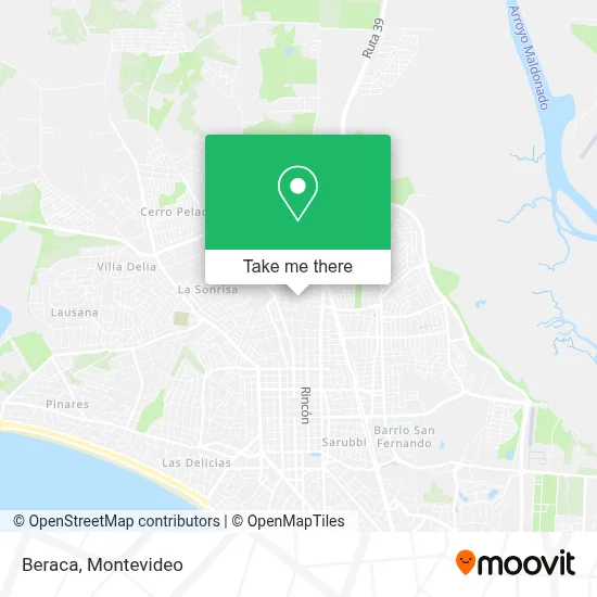 Beraca map