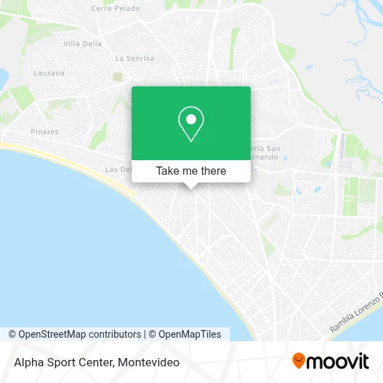 Alpha Sport Center map
