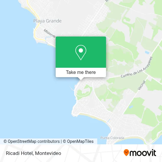 Ricadi Hotel map