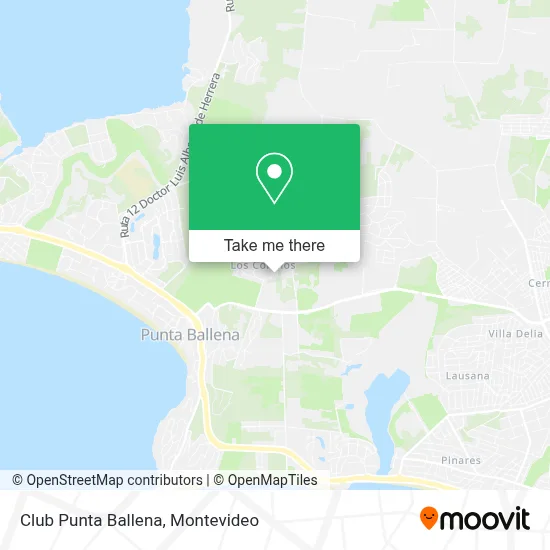 Club Punta Ballena map