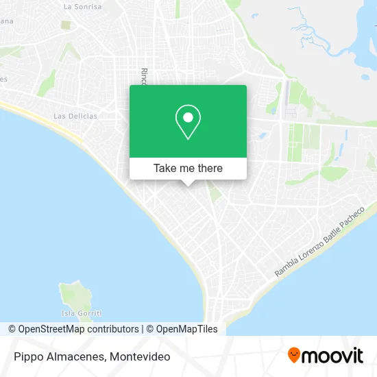 Pippo Almacenes map