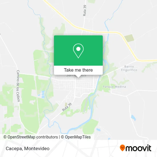 Cacepa map