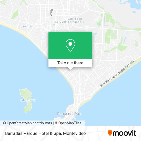 Barradas Parque Hotel & Spa map