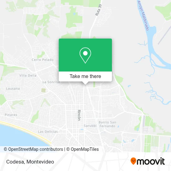 Codesa map