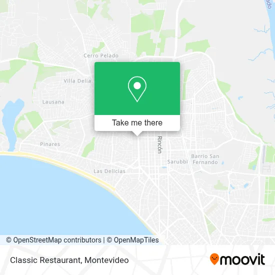 Classic Restaurant map