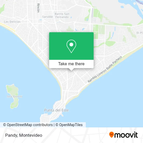 Pandy map