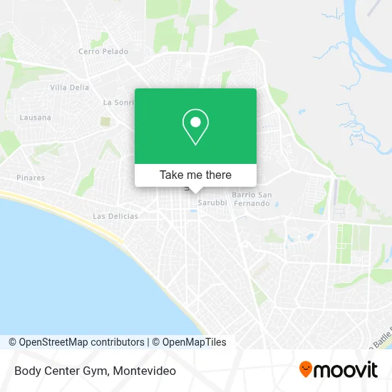 Body Center Gym map