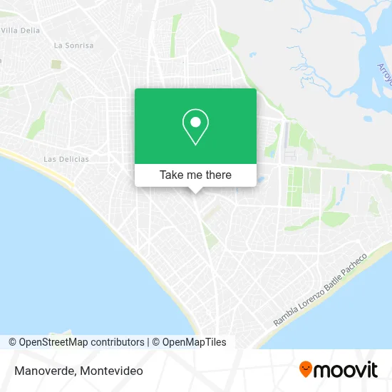 Manoverde map