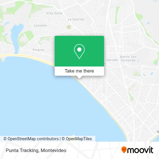 Punta Tracking map