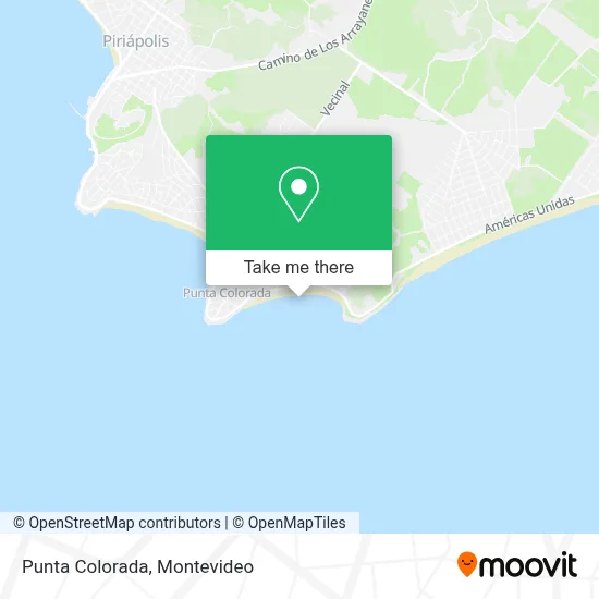 Punta Colorada map