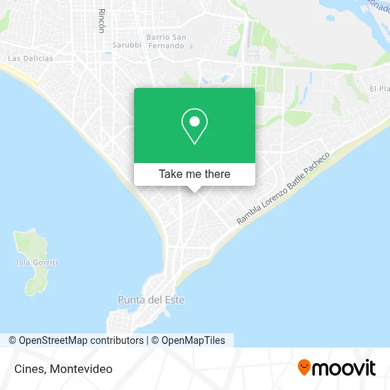 Cines map