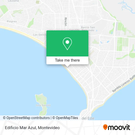 Edificio Mar Azul map