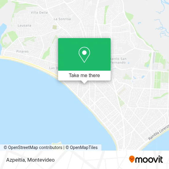 Azpeitía map