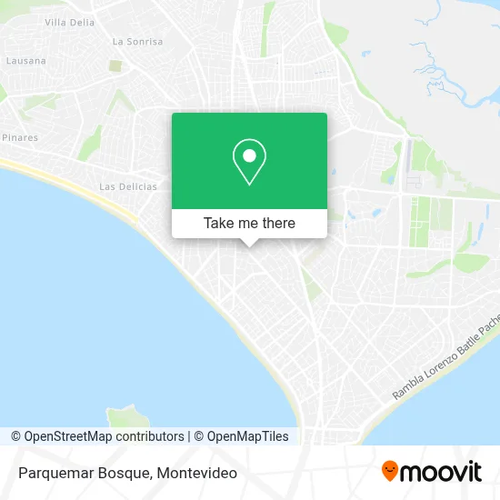 Parquemar Bosque map