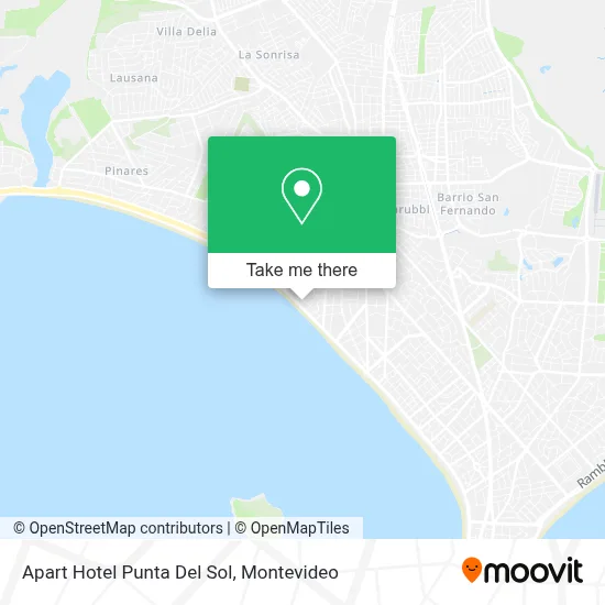 Apart Hotel Punta Del Sol map