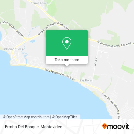 Ermita Del Bosque map