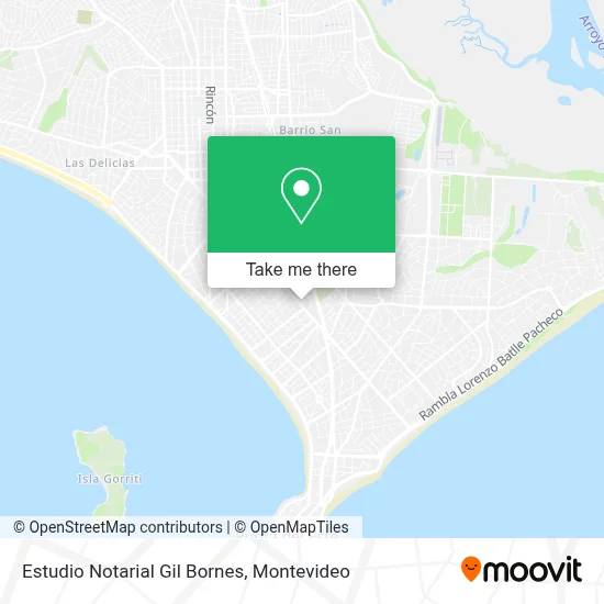 Estudio Notarial Gil Bornes map